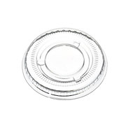 [2,500ct] 1oz PET Plastic Portion Cup Lids | Clear