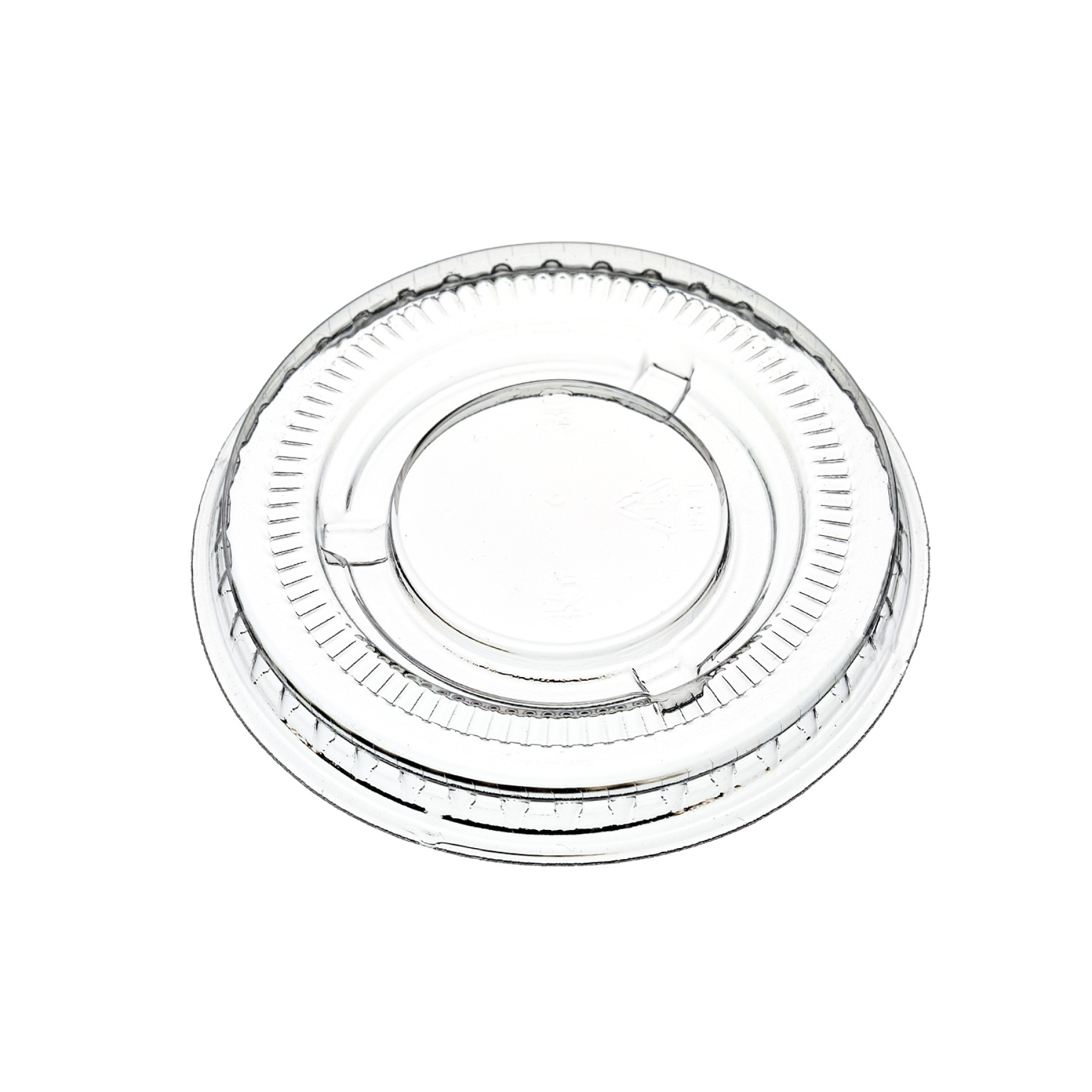 [2,500ct] 1oz PET Plastic Portion Cup Lids | Clear