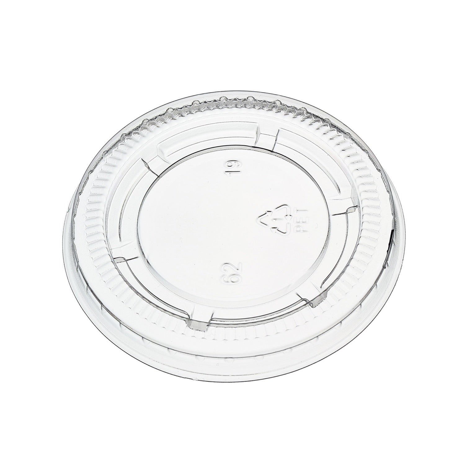 [2,500ct] 2oz PET Plastic Portion Cup Lids | Clear