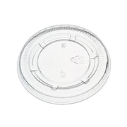 [2,500ct] 2oz PET Plastic Portion Cup Lids | Clear