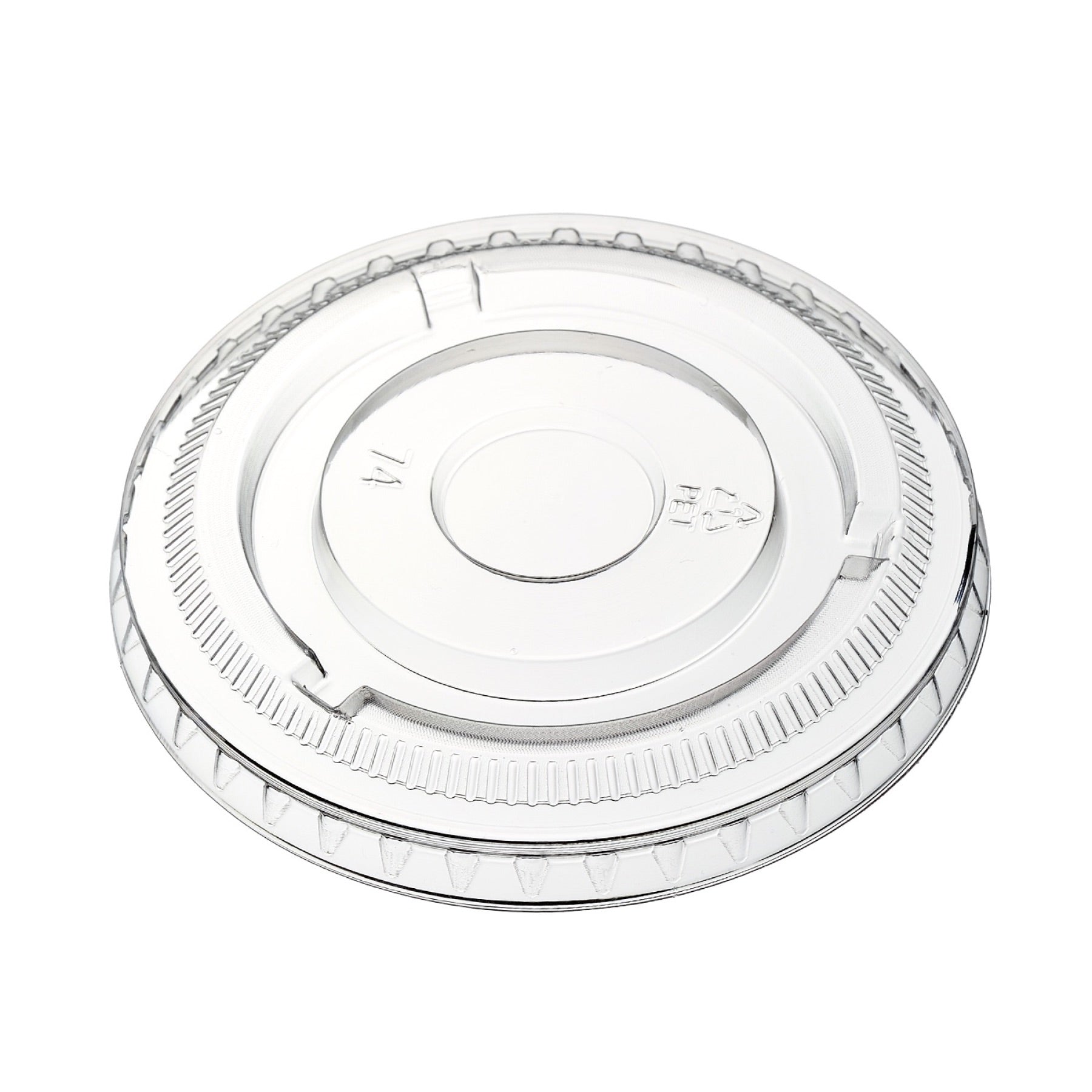 [2,500ct] 3.25-5.5oz PET Plastic Portion Cup Lids | Clear