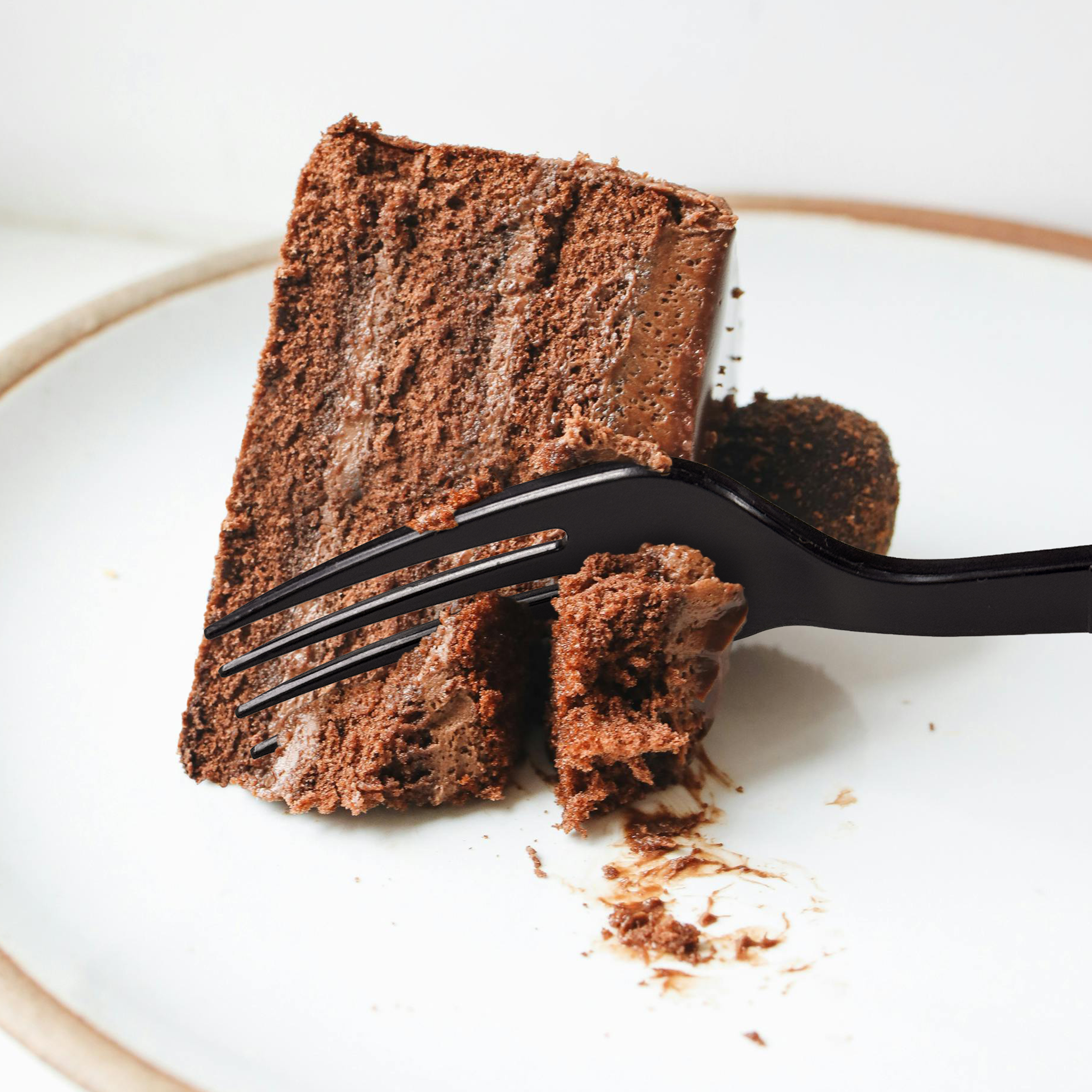 [1,000 ct] PP Plastic Heavy Weight  Forks | Black