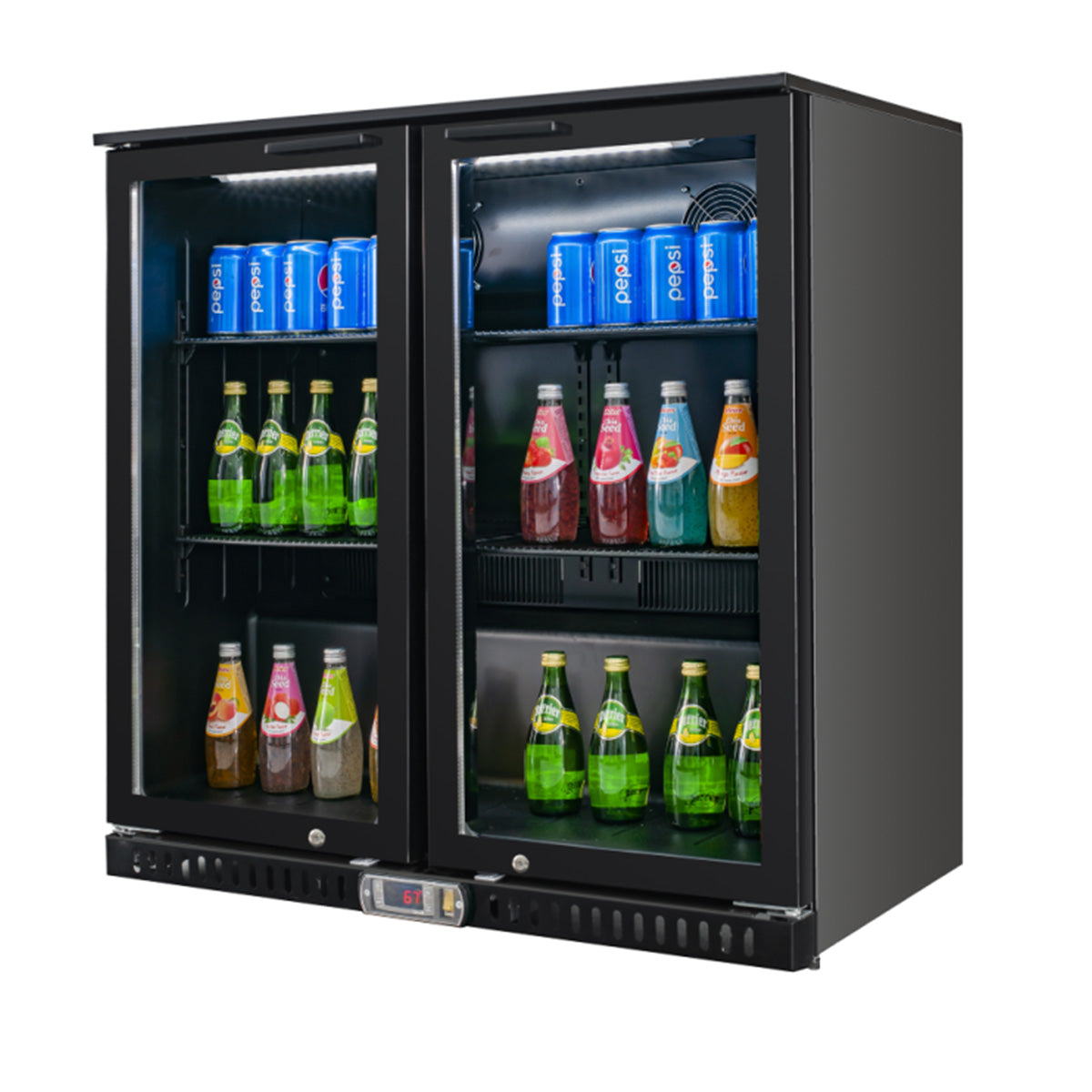 Vitlife Commercial VBBD-238H 35" Back Bar Cooler, 7.5 Cu Ft