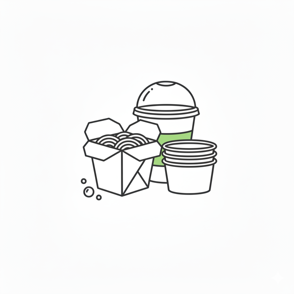 Wholesale pie take-out containers for bakeries from Biocean