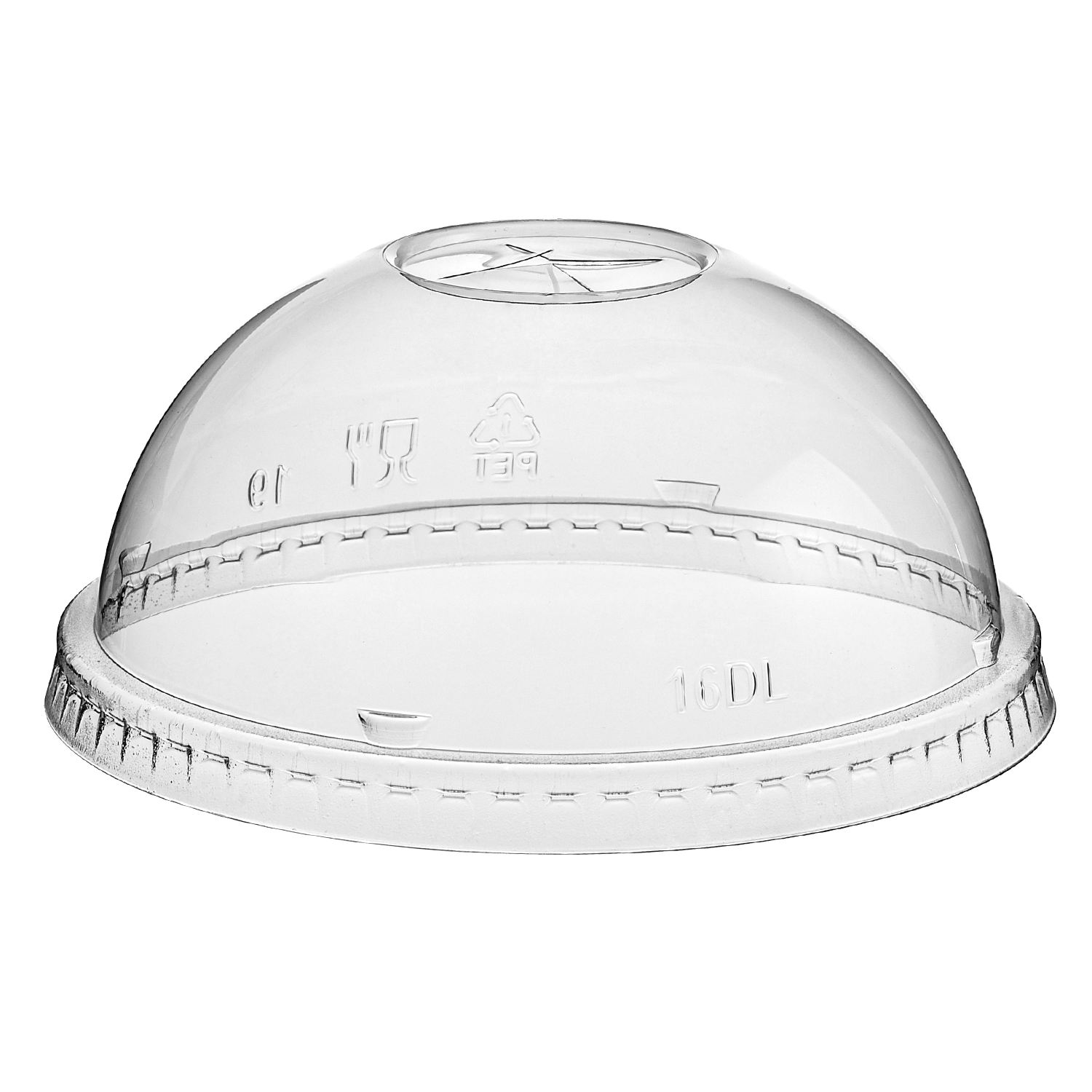 PET Dome Lids with 98mm-1,000/Case