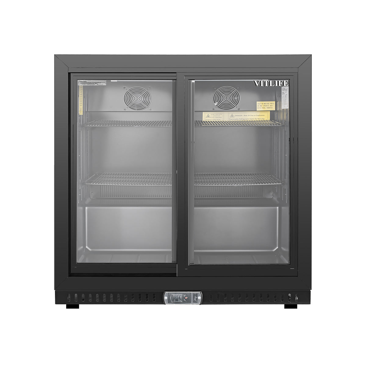 Vitlife Commercial VBBD-238S 35" Back Bar Cooler, 7.5 Cu Ft - Biocean by Danube BlueBiocean