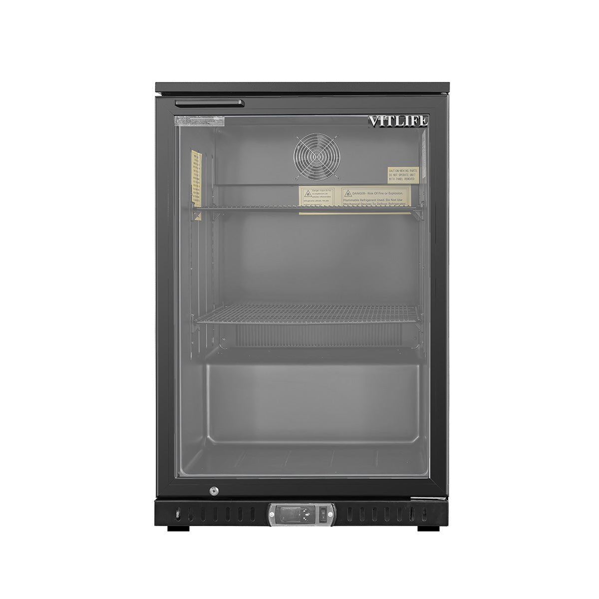Vitlife Commercial VBBS-138H 23.5" Back Bar Cooler, 4.7 Cu Ft - Biocean by Danube BlueBiocean