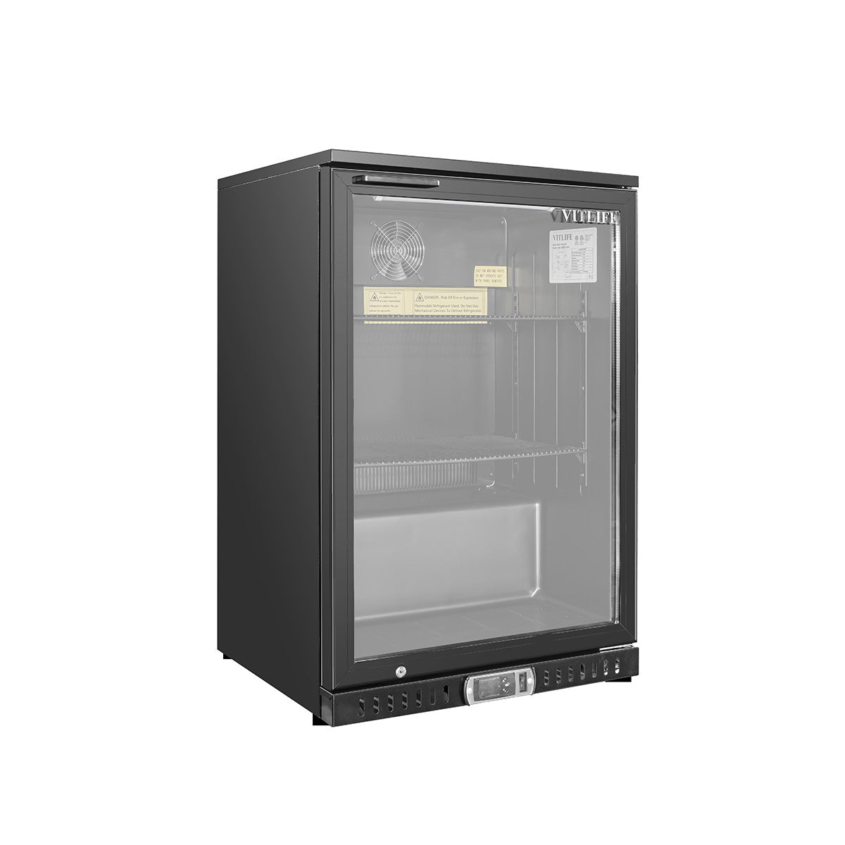 Vitlife Commercial VBBS-138H 23.5" Back Bar Cooler, 4.7 Cu Ft - Biocean by Danube BlueBiocean