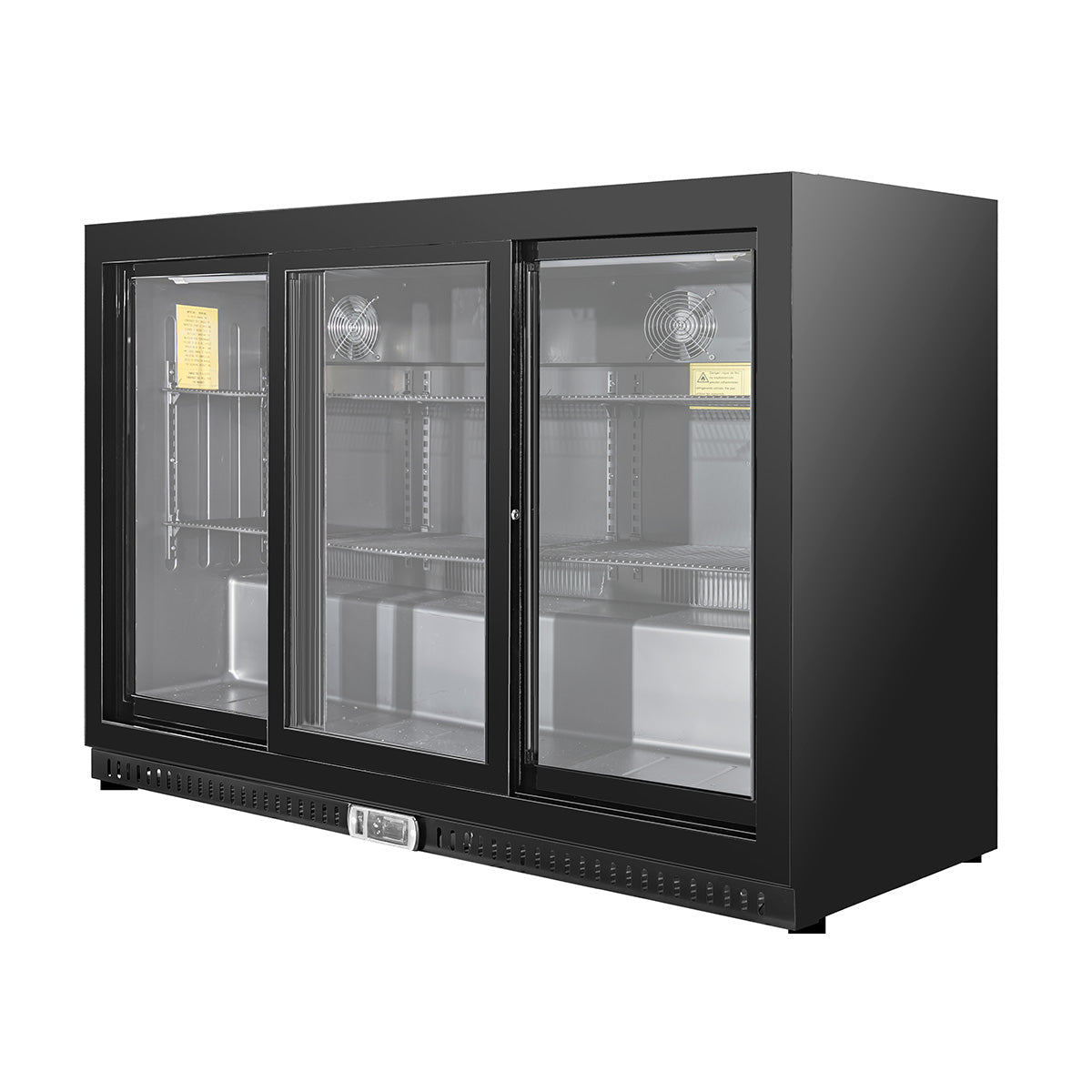 Vitlife Commercial VBBT-338S 53" Back Bar Cooler, 11.6 Cu Ft, Sliding Doors - Biocean by Danube BlueBiocean