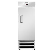 Vitlife Commercial VRB27R 27" 1 - Solid Door Reach‑In Refrigerator, 21 cu. ft., Bottom Mounted Refrigeration - Biocean by Danube BlueBiocean