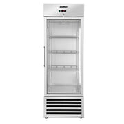 Vitlife Commercial VRB27RG 27" 1 - Glass Door Reach - In Refrigerator, 21 cu. ft. Stainless Steel, Bottom Mounted - Biocean by Danube BlueBiocean