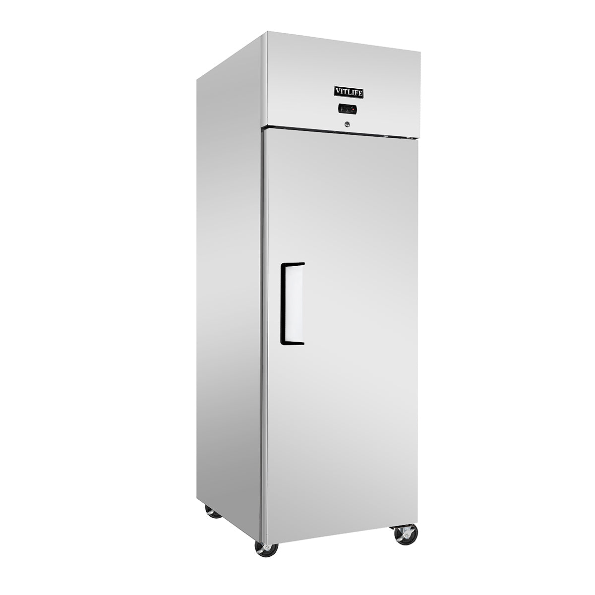 Vitlife Commercial VRT27F 27" 1 - Solid Door Reach - In Freezer, Top Mounted, 21 cu. ft., Stainless Steel - Biocean by Danube BlueBiocean