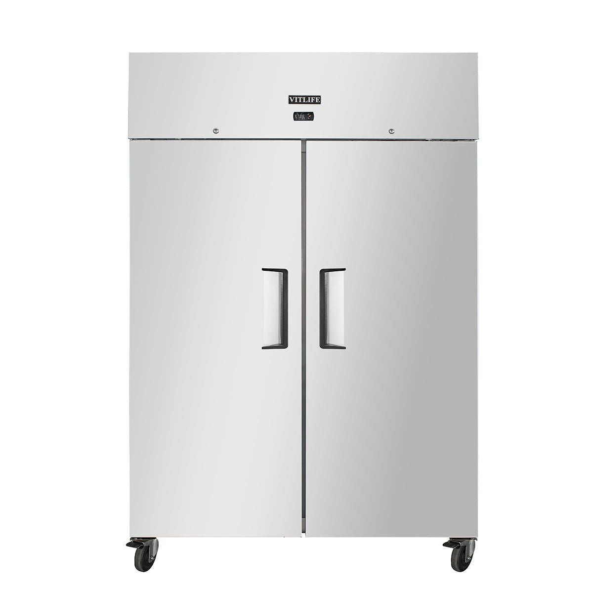 Vitlife Commercial VRT54F 54" 2 - Solid Door Reach - In Freezer, Top Mounted, 46 cu. ft. - Biocean by Danube BlueBiocean