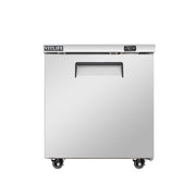 Vitlife Commercial VUC29F 29" 1-Door Reach-In Undercounter Freezer, Stainless Steel, 7.3 cu. ft. - Biocean by Danube BlueBiocean
