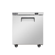 Vitlife Commercial VUC29R 29" 1-Solid Door Reach-In Undercounter Refrigerator, 6.7 cu. ft. - Biocean by Danube BlueBiocean